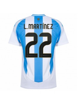 Argentina Lautaro Martinez #22 Domaci Dres Copa America 2024 Kratak Rukavima Argentina Lautaro Martinez #22 Domaci Dres Copa America 2024 Kratak Rukavima